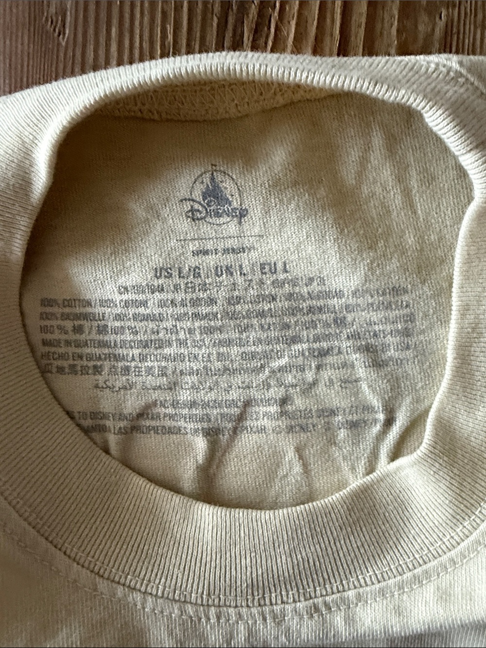 Disneyland Resort Cream character letters Sweatshirt - Picture 6 of 8